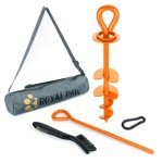 Heavy Duty Dog Tie Out Stake for Large Dogs