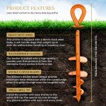 Heavy Duty Dog Tie Out Stake for Large Dogs