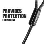 Heavy Duty 25ft Dog Tie Out Cable - Reflective