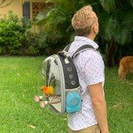 Clear Space Capsule Bird Carrier Backpack for Pets