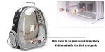 Clear Space Capsule Bird Carrier Backpack for Pets