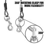 Heavy Duty 25ft Dog Tie Out Cable - Reflective