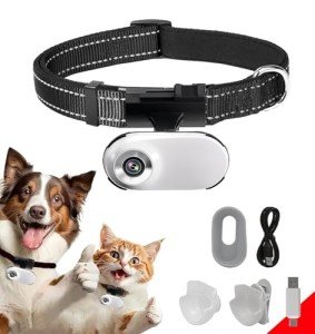 HD 1080P Pet Camera Collar for New Puppies