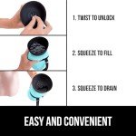 GORILLA GRIP Portable Dog Water Bottle - Turquoise