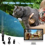 HD 1080P Pet Camera Collar for New Puppies