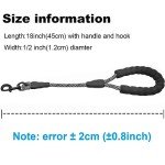 Mycicy 18 Inch Padded Dog Leash for Training