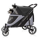 Medium/Large Dog Stroller - One-Click Folding