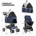 MoNiBloom 3-in-1 Pet Stroller and Carrier