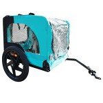 HomVent Dog Bike Trailer for Small & Large Dogs