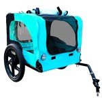HomVent Dog Bike Trailer for Small & Large Dogs