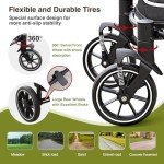 Medium/Large Dog Stroller - One-Click Folding