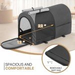 MoNiBloom Double Dog Stroller with Detachable Bags