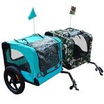 HomVent Dog Bike Trailer for Small & Large Dogs