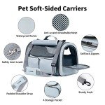 Soft-Sided Pet Carrier for Dogs and Cats