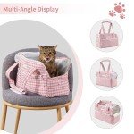Stylish Mesh Pet Carrier for Small Dogs & Cats