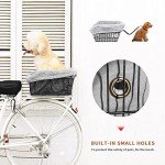 Soft Dog Bike Basket Liner - Easy Installation
