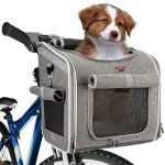 Cozy Reflective Dog Bike Basket Carrier Backpack