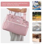 Stylish Mesh Pet Carrier for Small Dogs & Cats