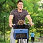 Babeyer Soft-Sided Pet Bike Basket for Small Dogs
