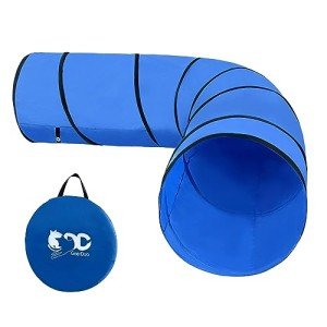 Blue Dog Agility Tunnel with Carry Bag