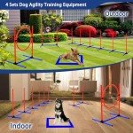 Agility Training Equipment for New Puppies - 4 Sets