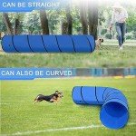 Blue Dog Agility Tunnel with Carry Bag