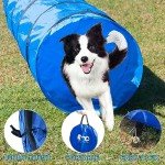 Blue Dog Agility Tunnel with Carry Bag