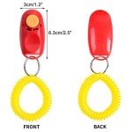 7 Pack Pet Training Clickers with Wrist Straps