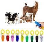 SunGrow Pet Training Clicker and Whistle Set