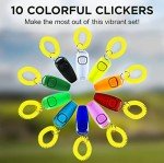 SunGrow Pet Training Clicker and Whistle Set