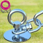 TOPKNOT Heavy Duty Dog Tie Out Cable and Stake