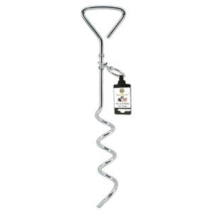 Heavy-Duty Dog Tie Out Stake with Swivel Ring