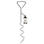 Heavy-Duty Dog Tie Out Stake with Swivel Ring