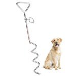 Heavy-Duty Dog Tie Out Stake with Swivel Ring