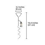 Heavy-Duty Dog Tie Out Stake with Swivel Ring