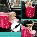 Cullaby Mini Dog Car Seat with Storage - Pink