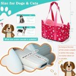 Cullaby Mini Dog Car Seat with Storage - Pink