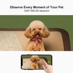 VENZ 1080p Indoor Pet Camera with 360° View