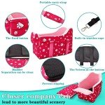 Cullaby Mini Dog Car Seat with Storage - Pink