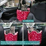 Cullaby Mini Dog Car Seat with Storage - Pink