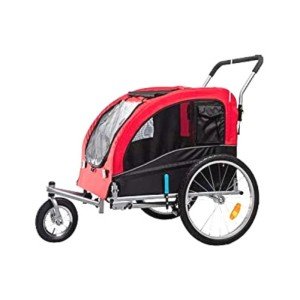 Midlee Large Red Dog Bike Stroller