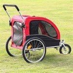 Midlee Large Red Dog Bike Stroller