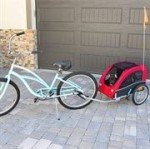 Midlee Large Red Dog Bike Stroller