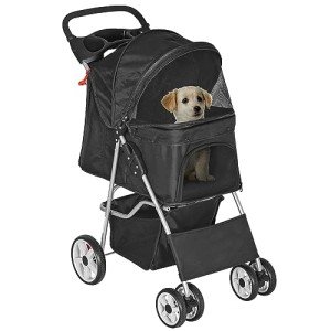 Stylish Pet Stroller for Dogs and Cats