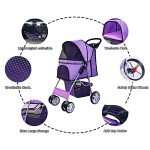 ELEVON 4-Wheel Pet Stroller for Dogs & Cats