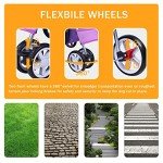 ELEVON 4-Wheel Pet Stroller for Dogs & Cats