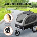 VEVOR Dog Bike Trailer & Pet Stroller 2-in-1