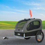 VEVOR Dog Bike Trailer - Easy Fold & Ride