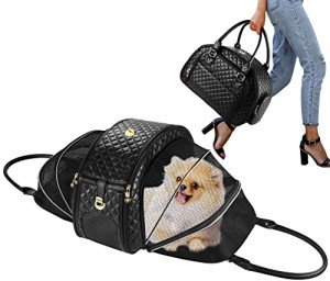 Expandable Dog Purse Carrier for Small Pets