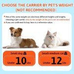 Expandable Soft-Sided Pet Carrier for Small Pets